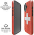 Switzerland Flag Distressed iPhone 16 Plus Magsafe Impact Case